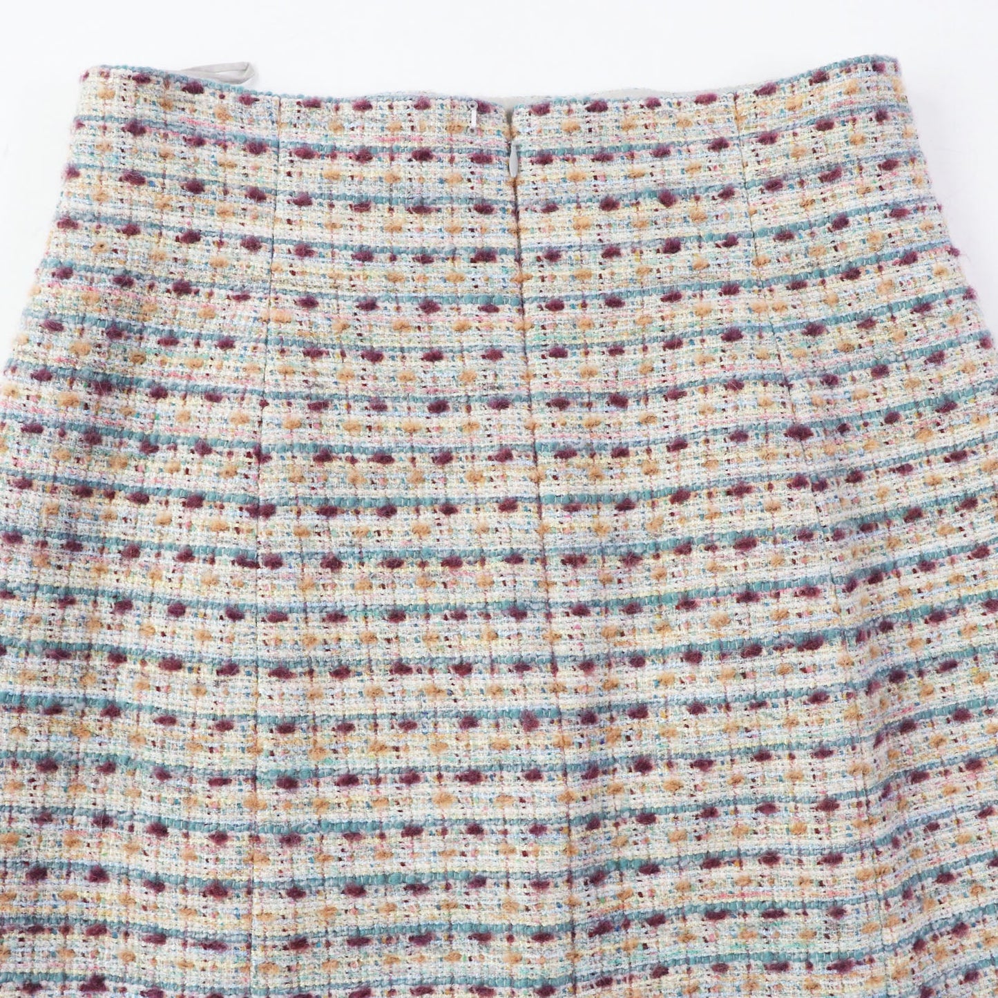 Chanel Wool Tweed Trapezoid Long Skirt