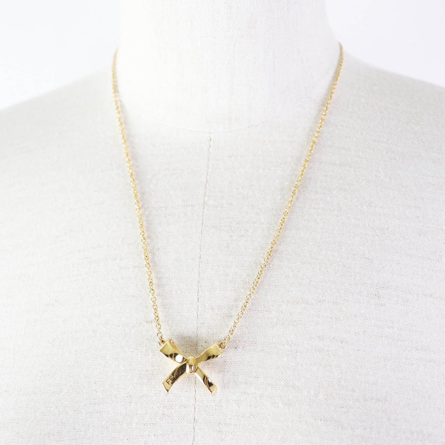 FENDI Necklace 8AK081 Gold Plated gold