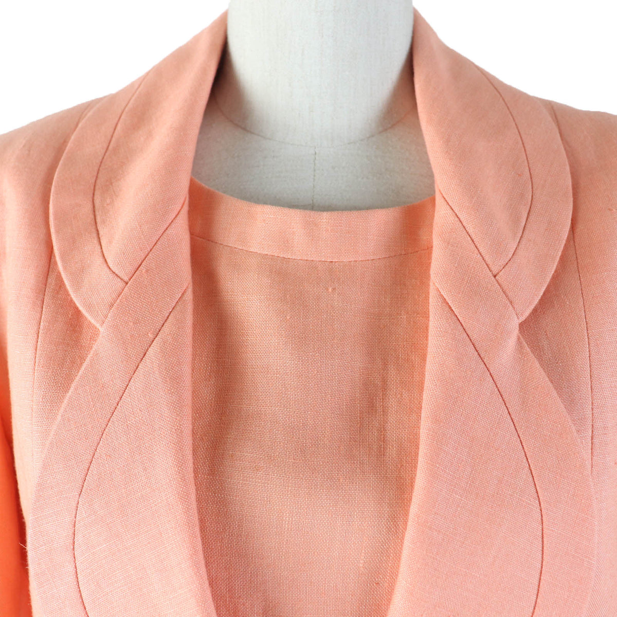 CHANEL ensemble linen Orange 36