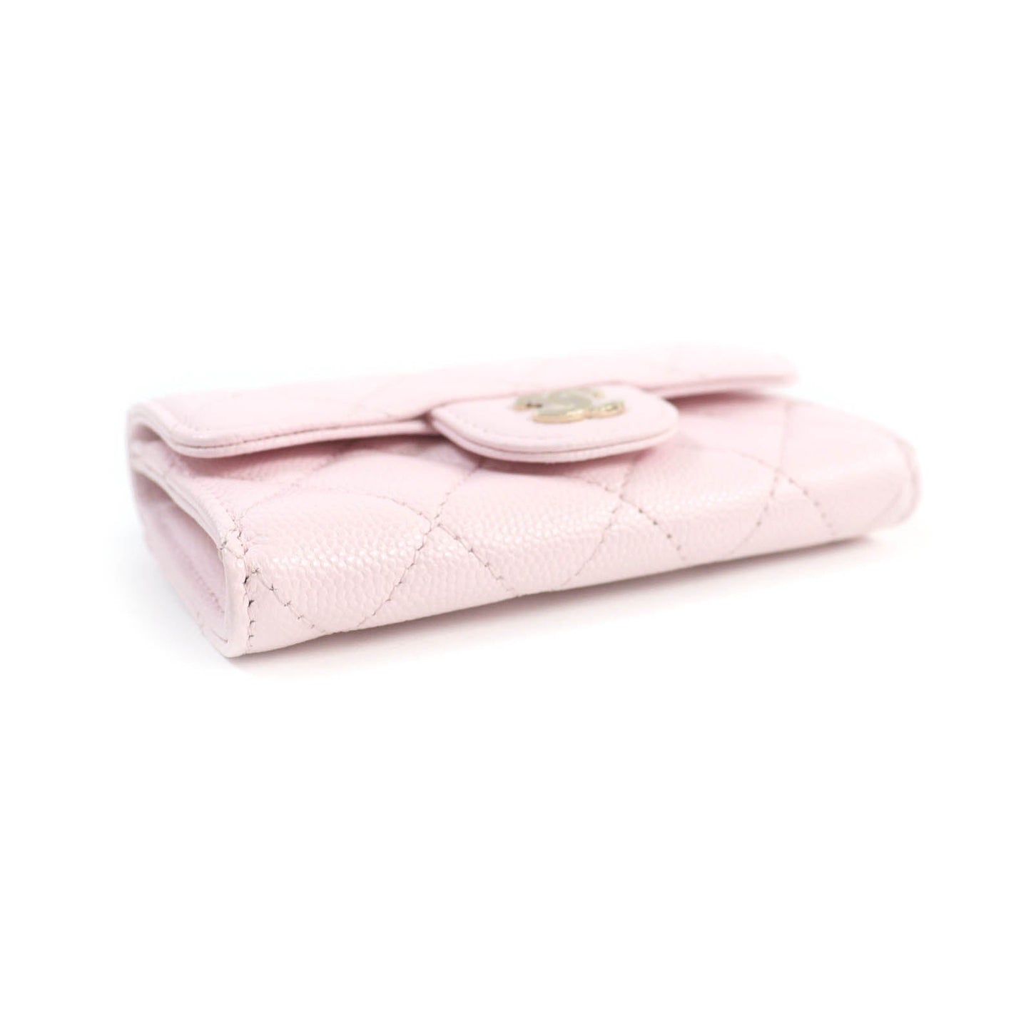 CHANEL Card Case AP0214 lambskin pink Classic flap
