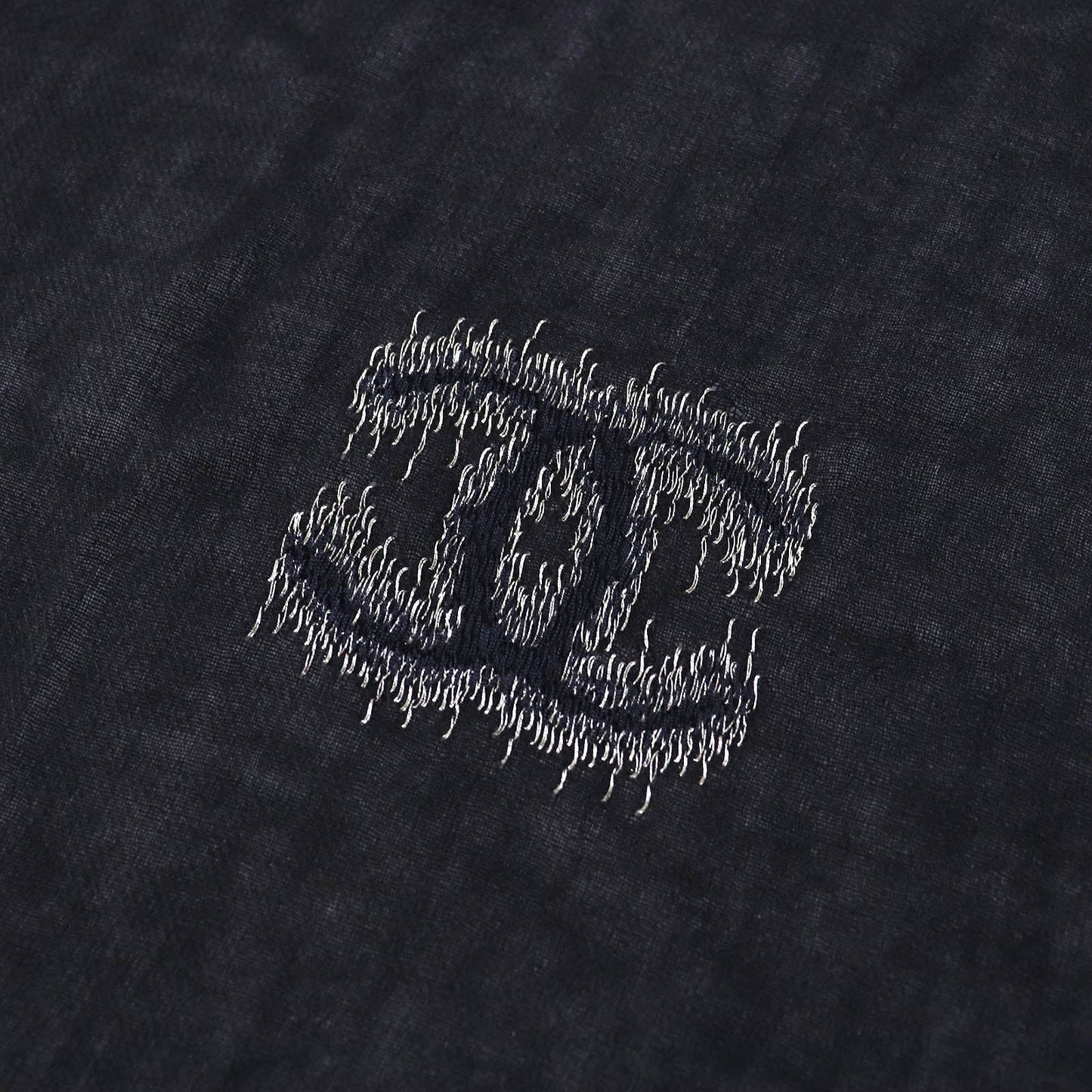 CHANEL Scarf 15C cashmere black gold glitter
