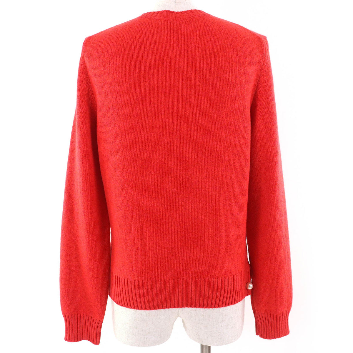 Chanel COCO Mark Pearl Cashmere Knit Sweater