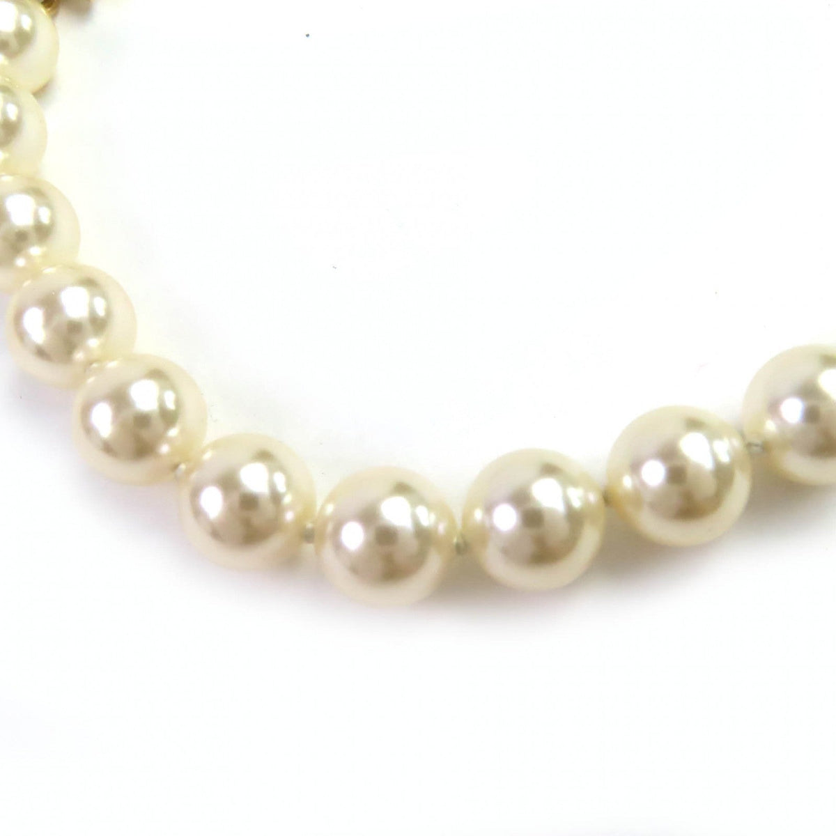 Chanel COCO Mark Star Lame Pearl Necklace