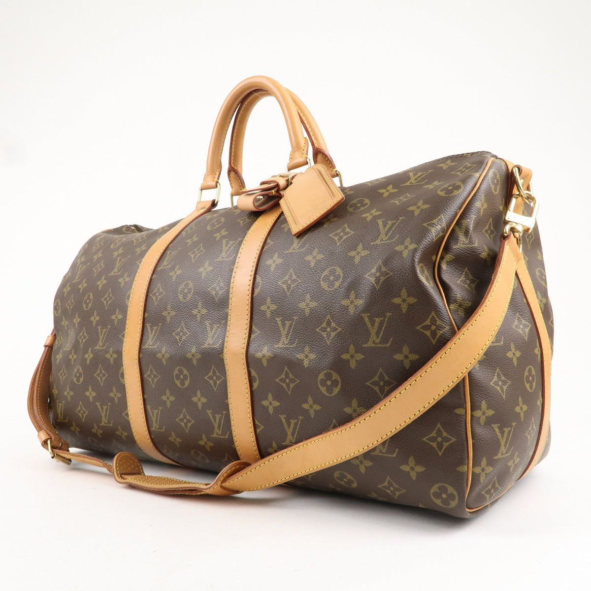 Louis Vuitton Monogram Keep All Bandoulier 50 Boston Bag M41416