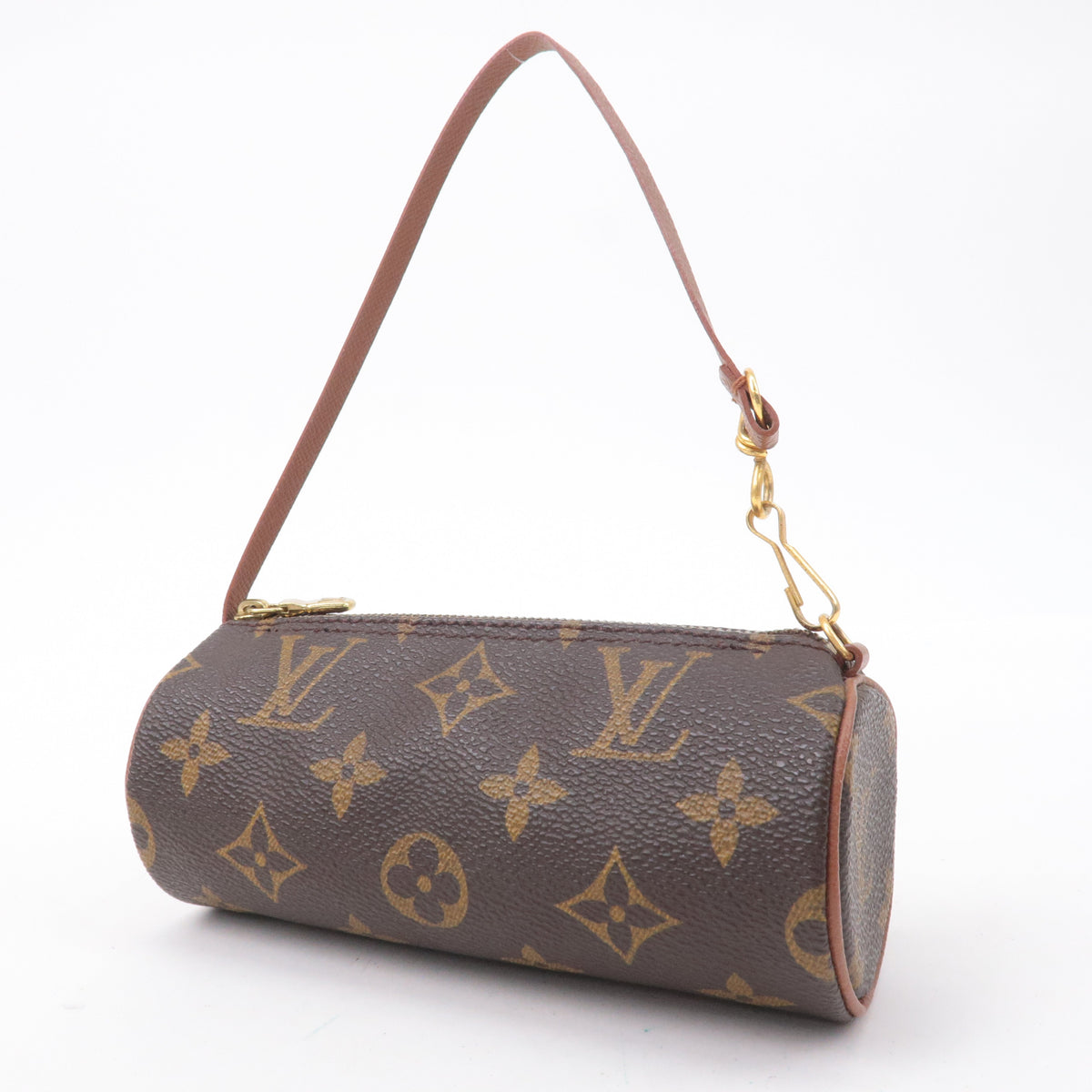 Louis Vuitton Monogram Pouch for Papillon Bag Old Type Brown