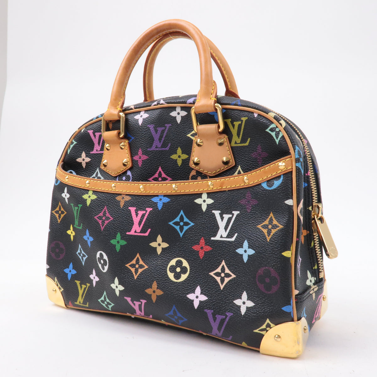 Louis Vuitton Monogram Multi Color Trouville Hand Bag M92662