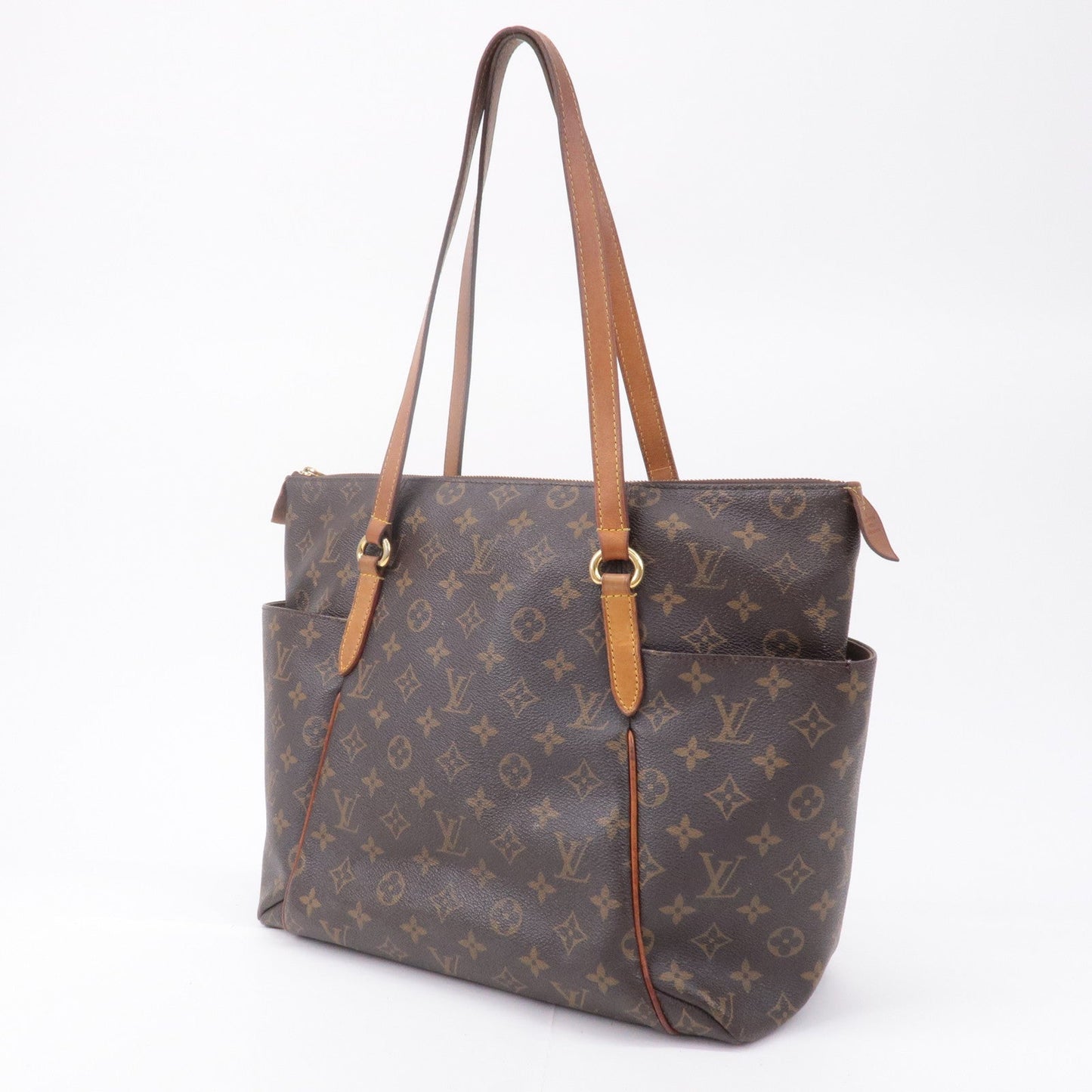 Louis Vuitton Monogram Totally MM Shoulder Bag Brown M56689