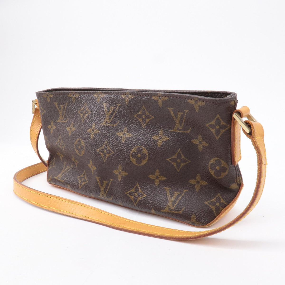 Louis Vuitton Monogram Trotteur Shoulder Bag Brown M51240