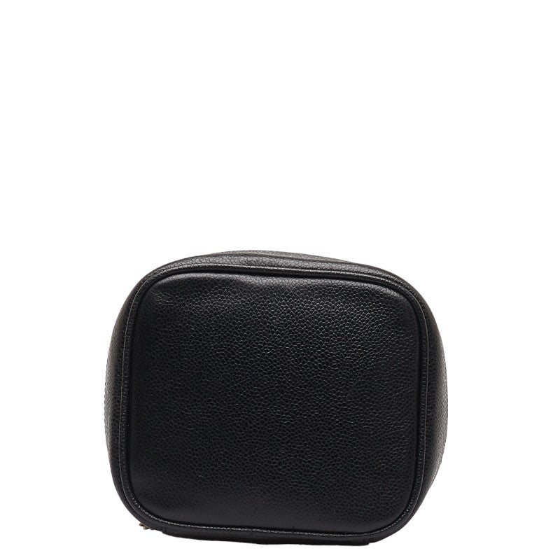 Chanel Coco Vanity Bag Pouch A01998 Black Caviar S Chanel