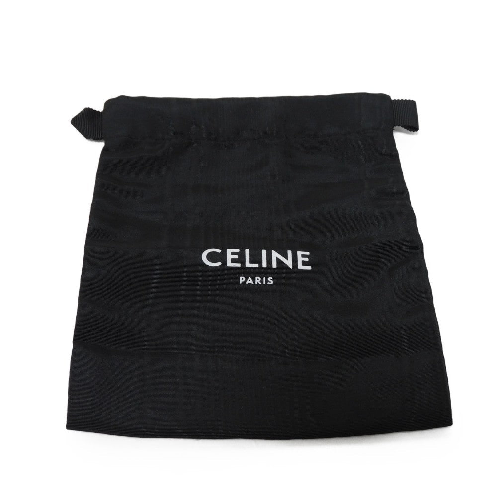 CELINE Coin case 10C662CA2.38NO Triomphe canvas (coating processing) black Triomphe logo coin & card case Women(Unisex) Used