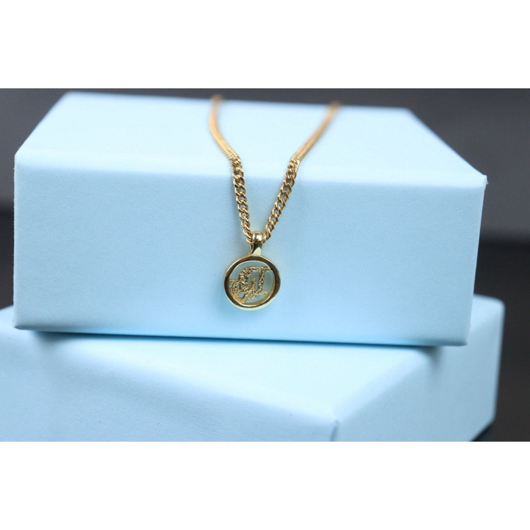 Very Good ( Rank A) | Dior CD Necklace Gold Plated |V24071119