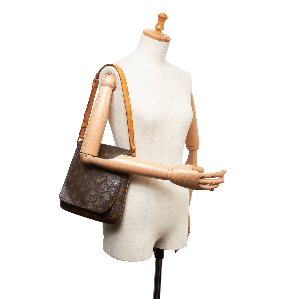 Louis-Vuitton Monogram Musette Salsa Short Strap Brown