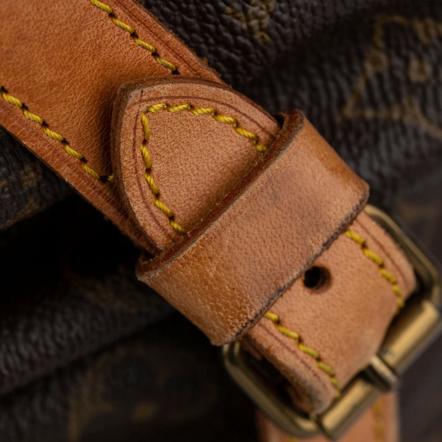 Louis-Vuitton Monogram Saumur 35 Brown