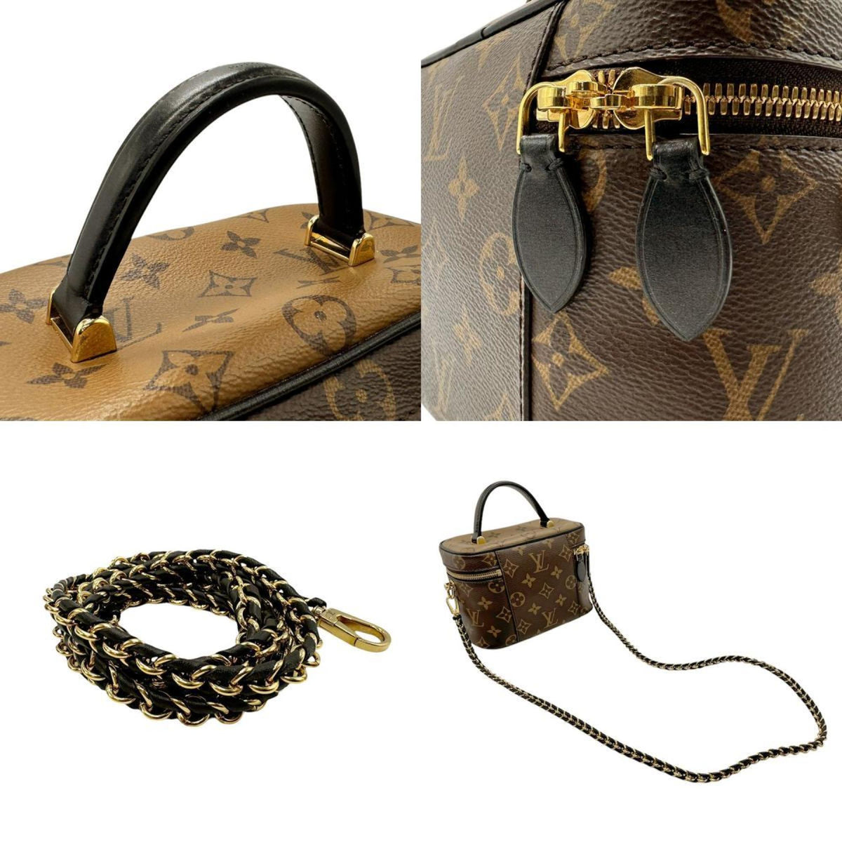 Louis Vuitton Monogram Reverse Handbag Shoulder Bag