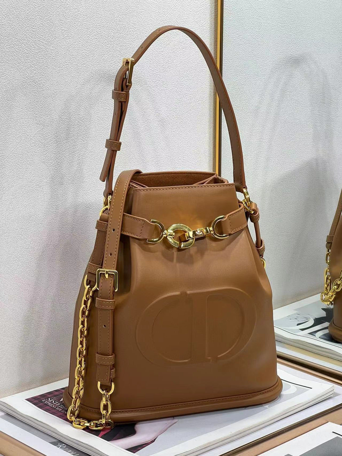 DR341 Medium C'est Dior Bag / 9.5 x 10 x 4 inches