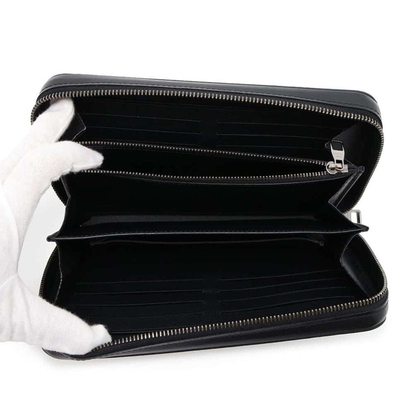 Louis Vuitton Monogram Eclipse Monogram Eclipse Noir Monogram Eclipse Long Wallet (Bi-Fold)