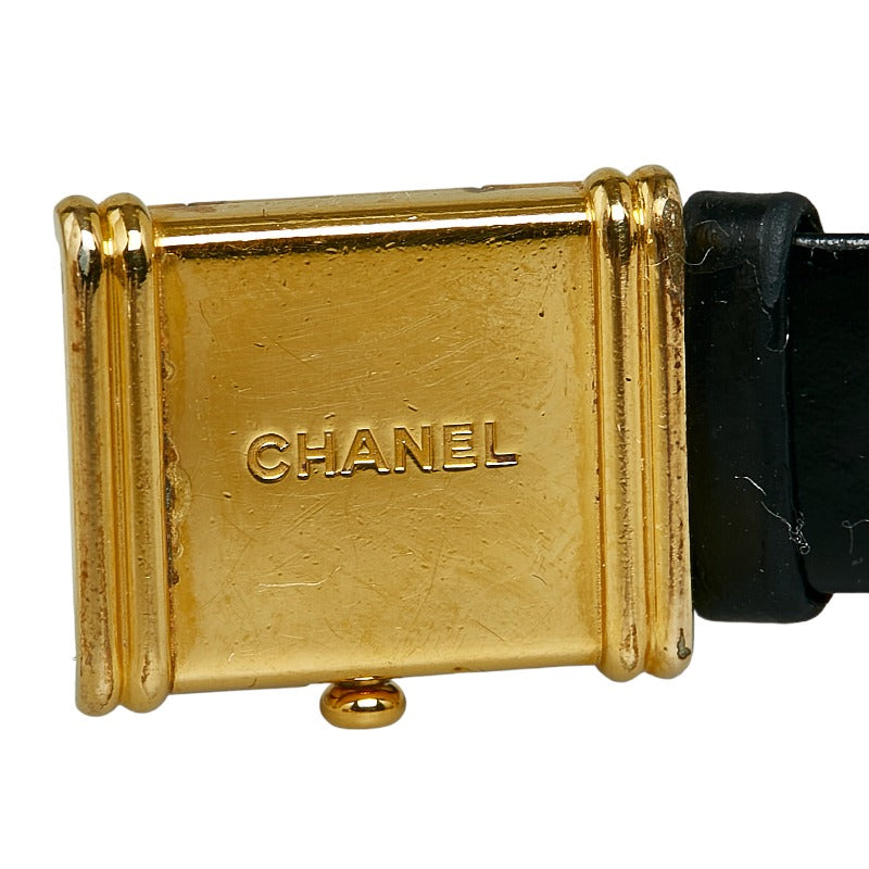 Chanel Chanel Premiere M Ladies' Quartz Watch with Black Gold Stainless Steel Leather Band, Metal Other in Good condition