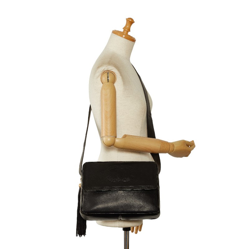 CC Leather Fringe Camera Bag - '10s