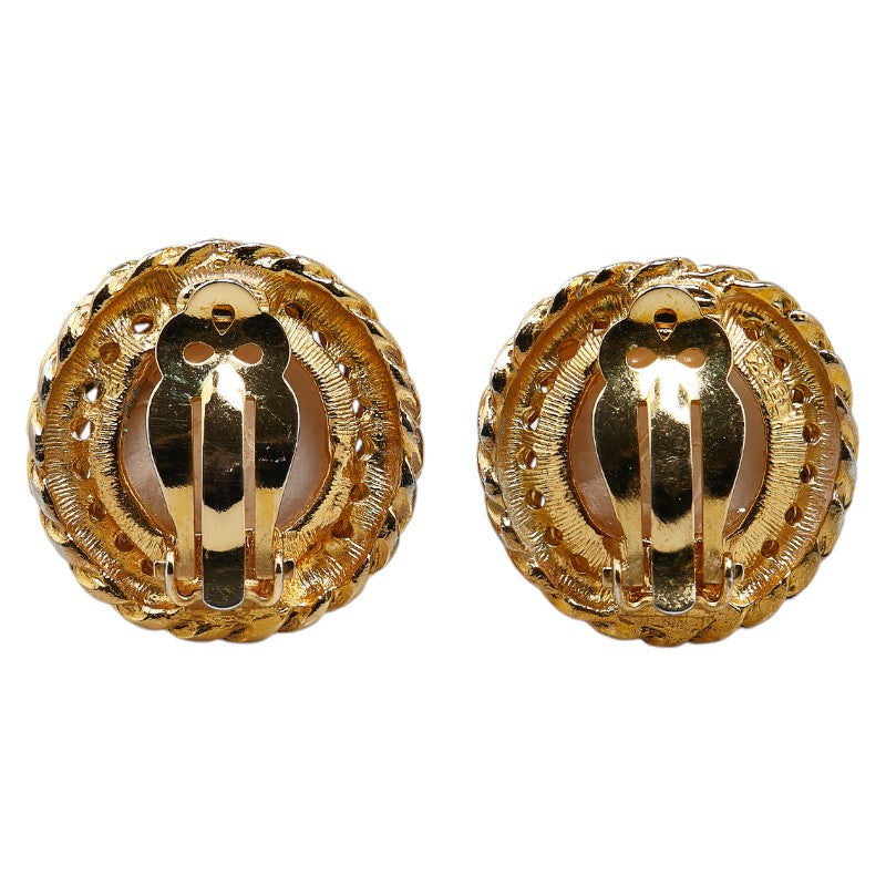 Chanel Coco Mark Pearl Earrings