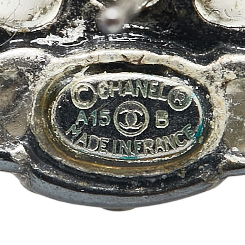 Chanel Coco Mark Rhinestone Earrings
