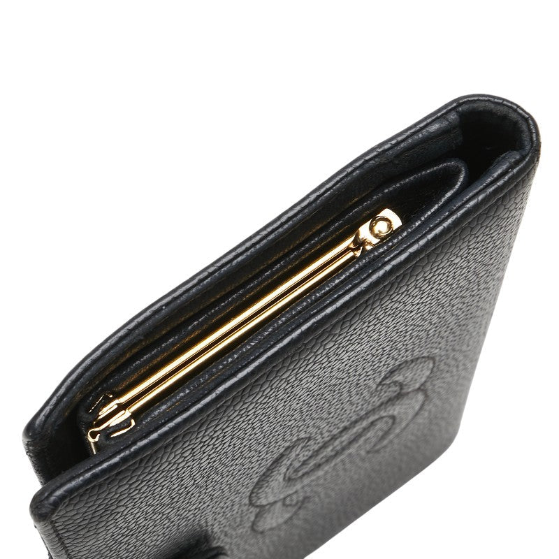Chanel Coco Mark Caviar Long Wallet