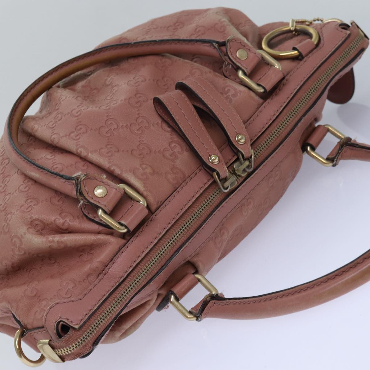 Gucci Sukey Brown Leather Handbag