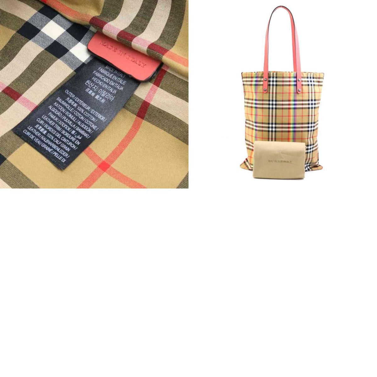 BURBERRY Nova Check Tote