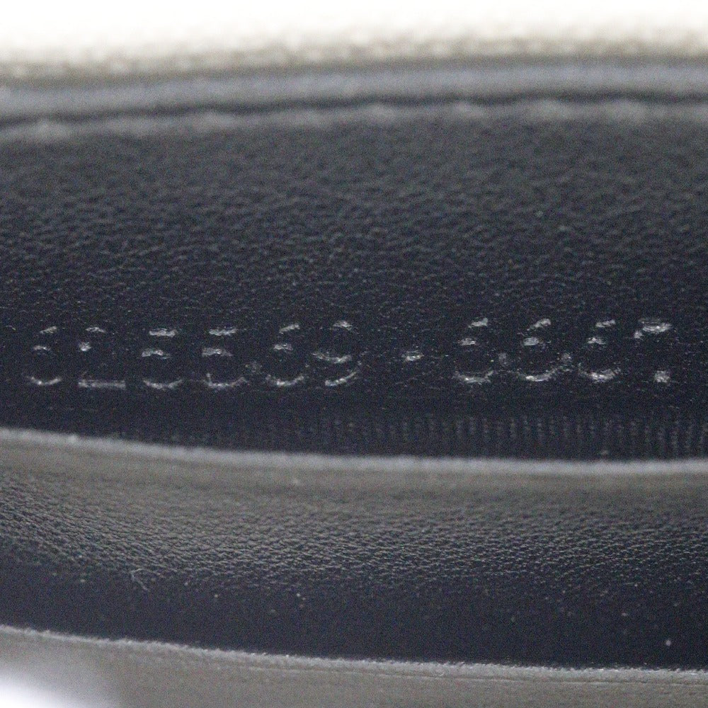 Gucci Gg Embossé Black Leather Clutch Bag