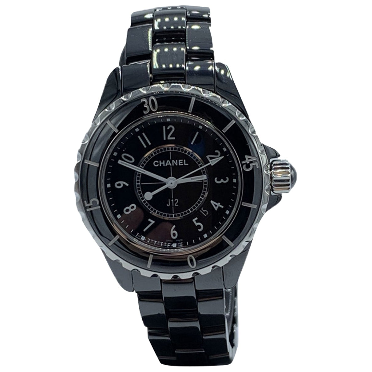 Chanel j12 quartz black ceramic watch