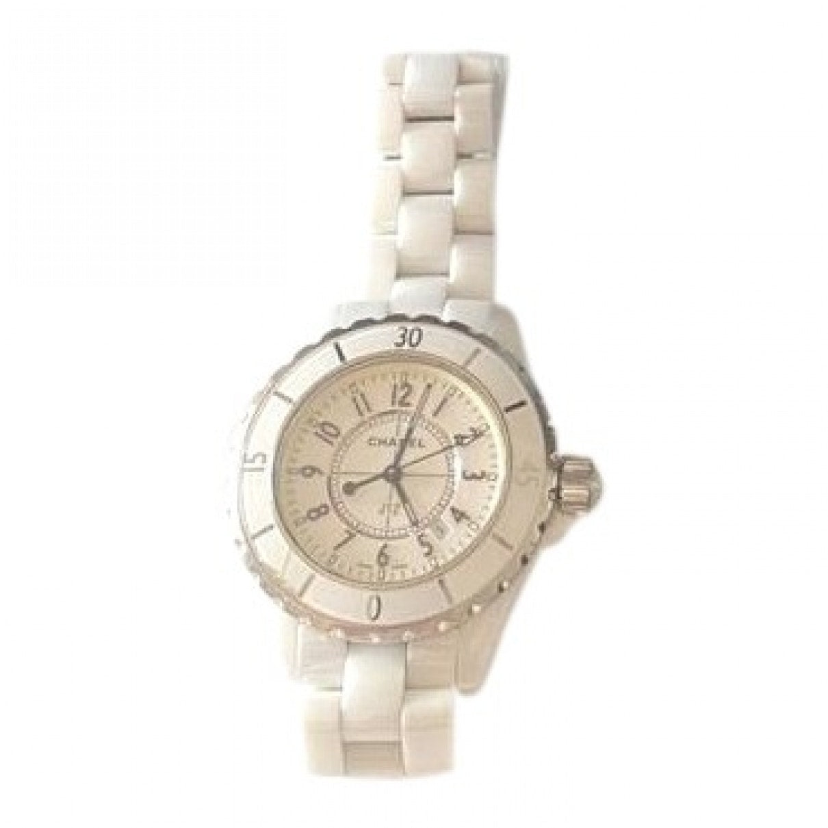 Chanel j12 quartz white ceramic watch