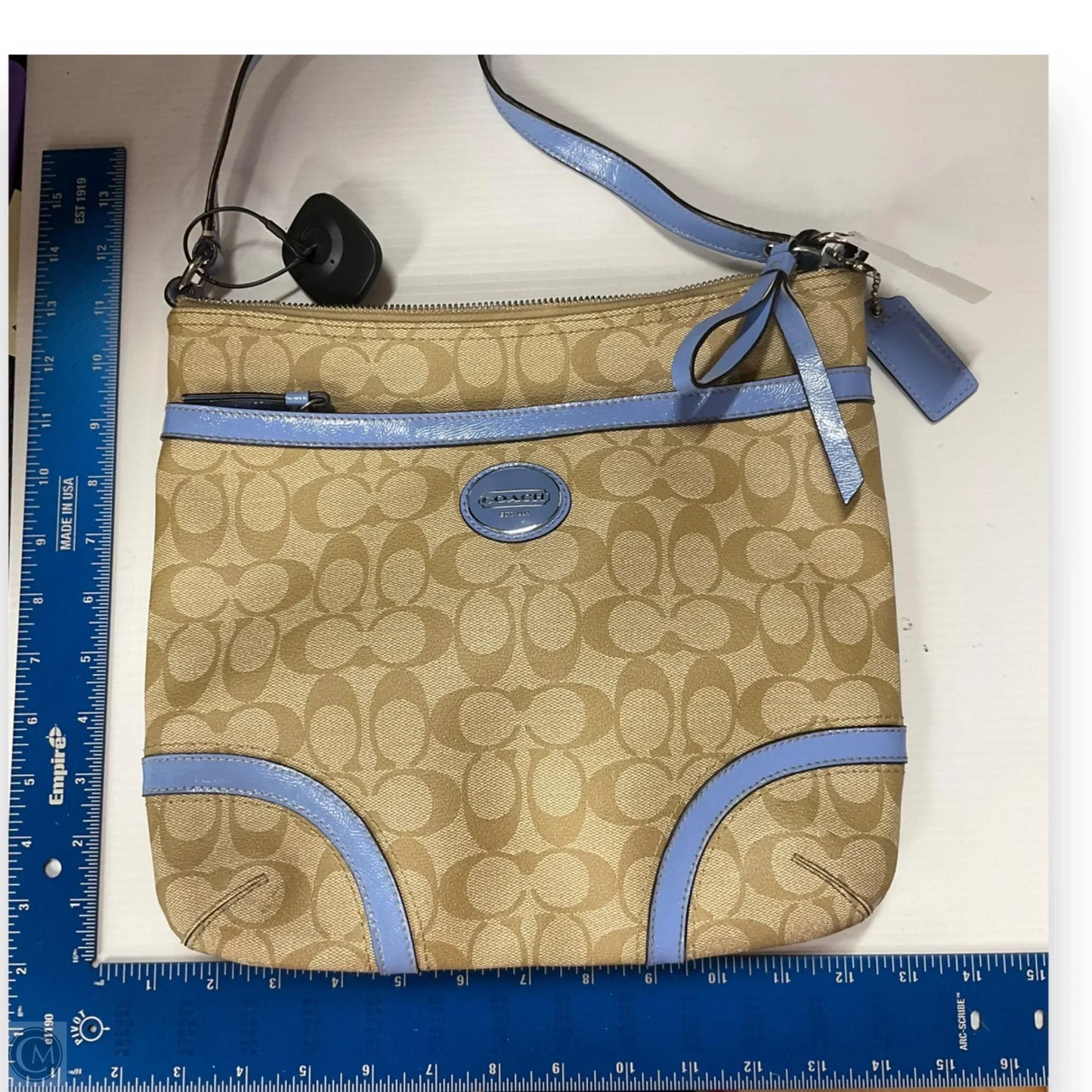 Crossbody Designer By Coach, Size: Large