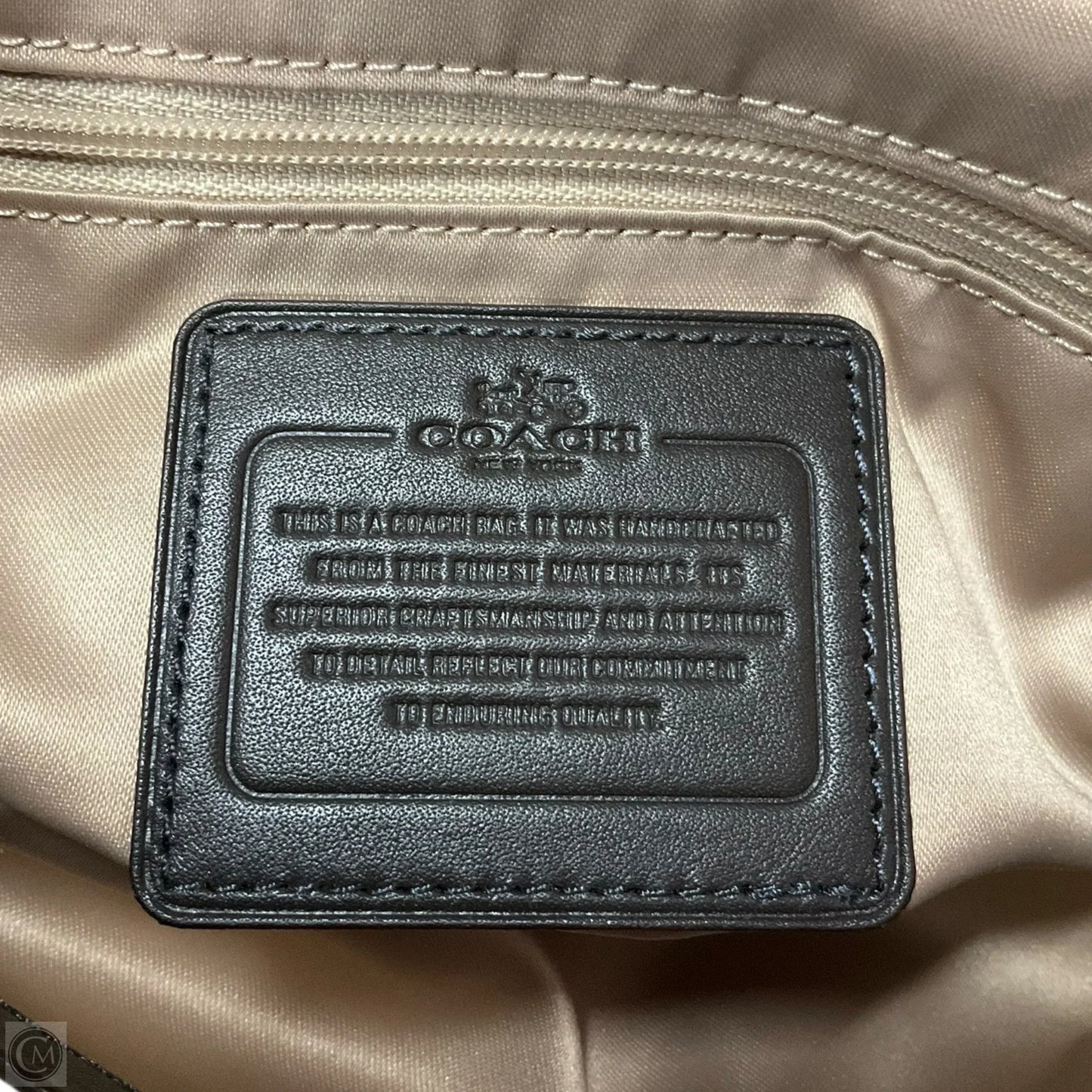 Handbag Designer By Coach, Size: Large