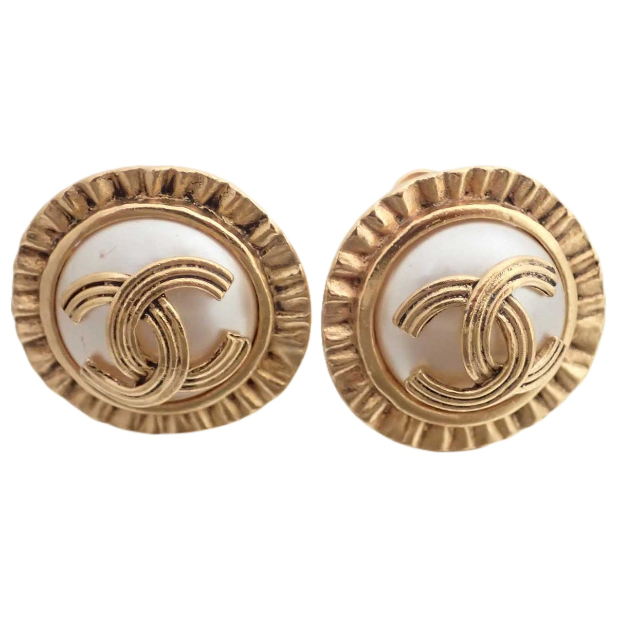Chanel cc earrings