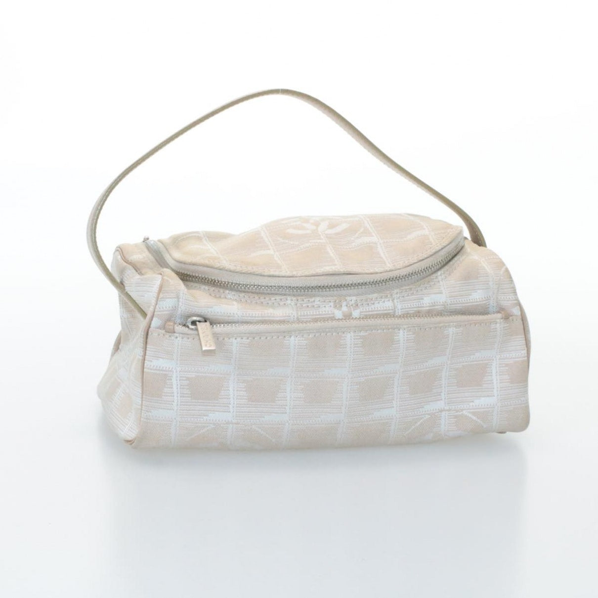 Chanel beige cloth handbag