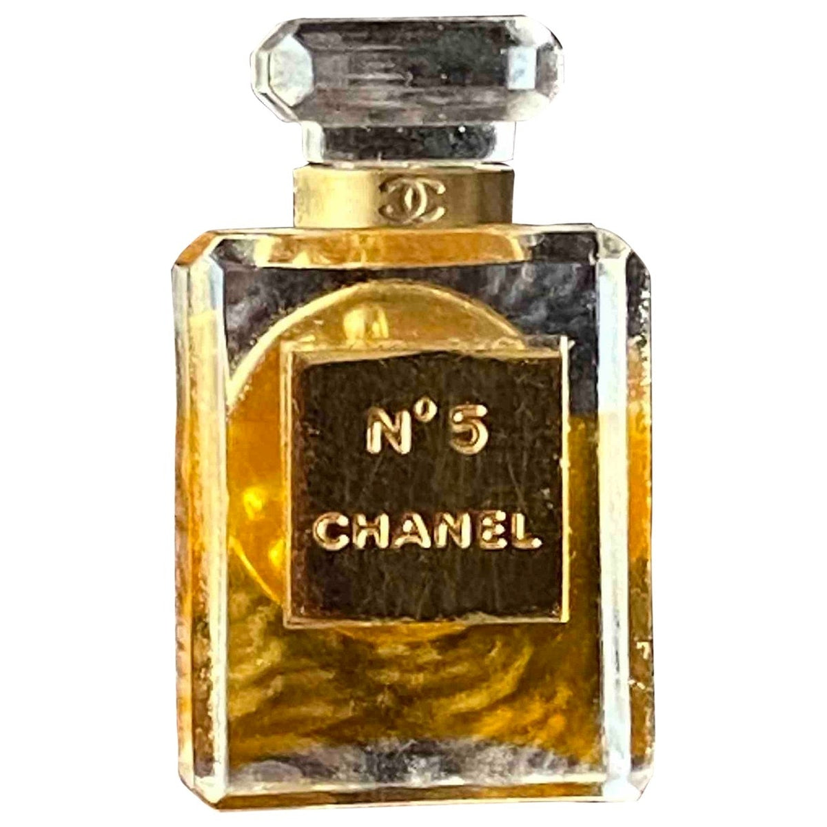 Chanel gold plastic pins & brooches
