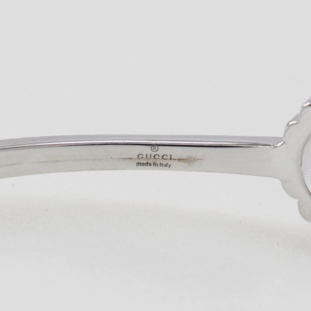 Gucci Double G Silver White Gold Bracelet Jewelry