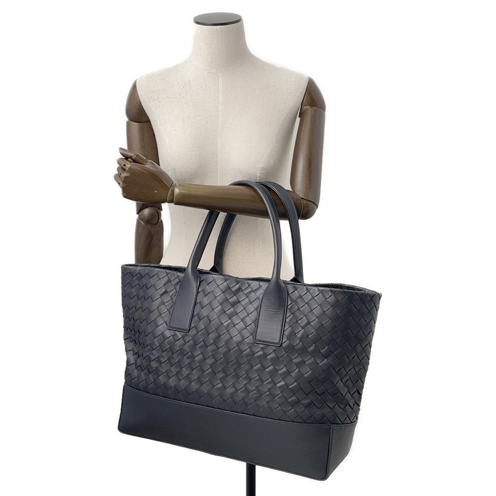 Bottega Veneta Bottega Veneta INTRECCIATO Tote Bag Black Leather