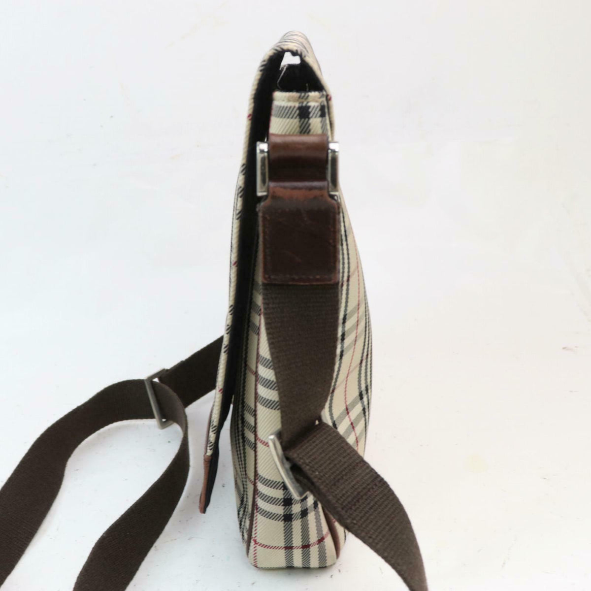 Indistinguishable Burbe**y Shoulder Bag Beige Nylon (SHC7-10001)