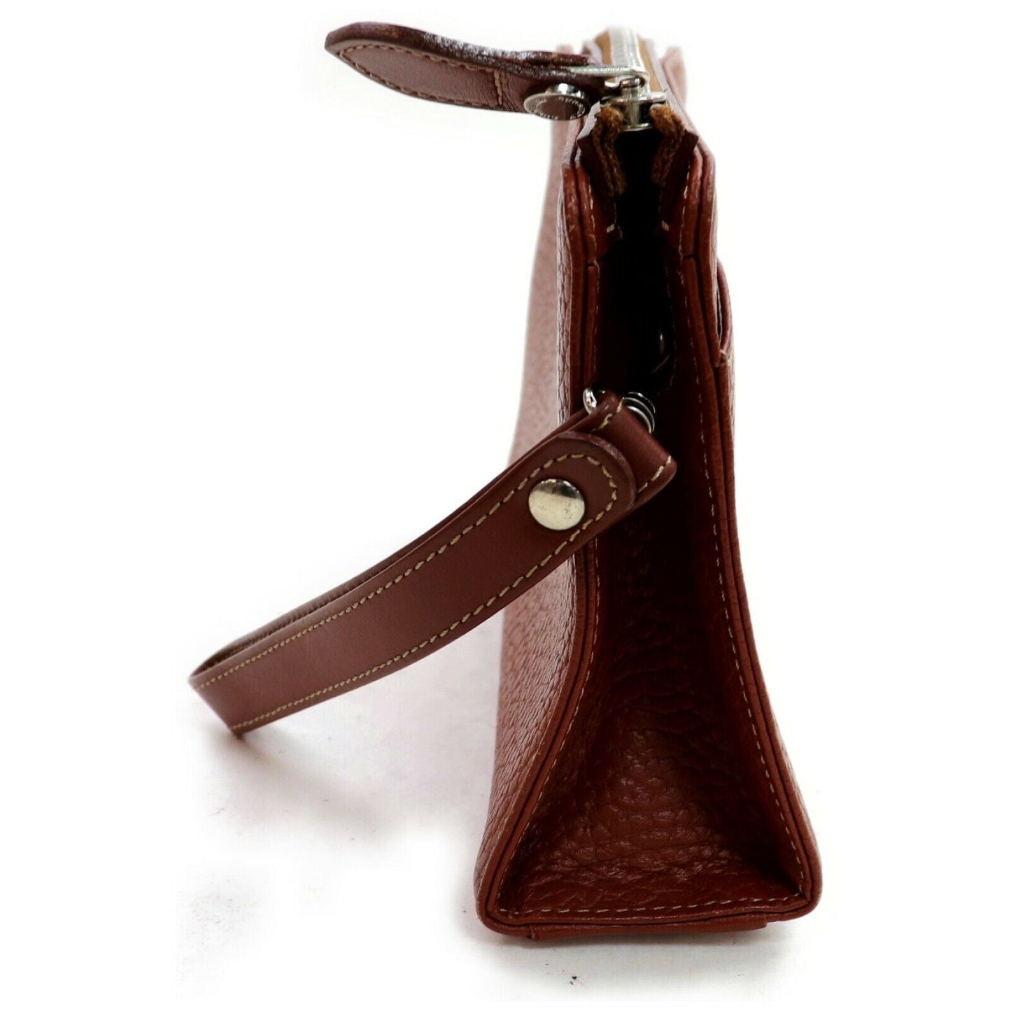 Indistinguishable Burbe**y London Clutch Brown Leather (SHC7-10163)