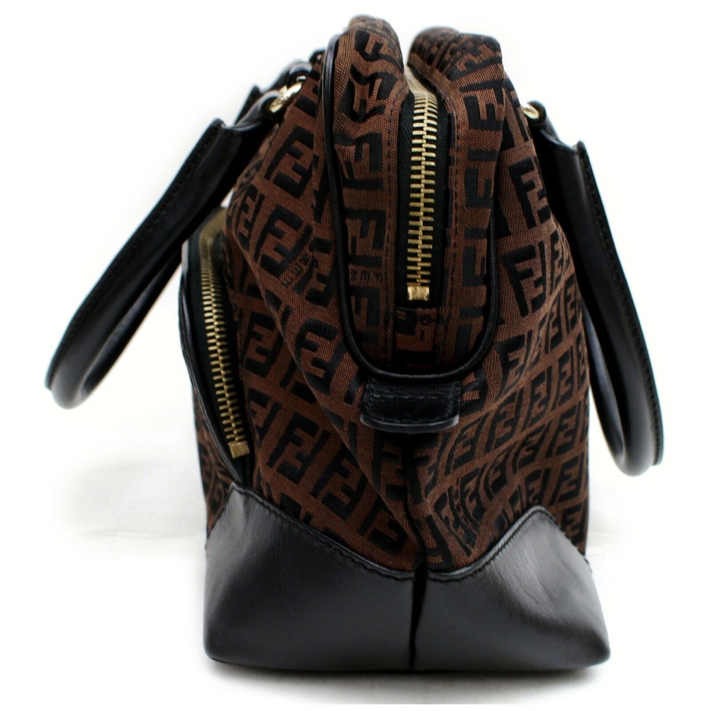 Indistinguishable Fendi Hand Bag Brown Zukka Nyron (SHC7-10433)