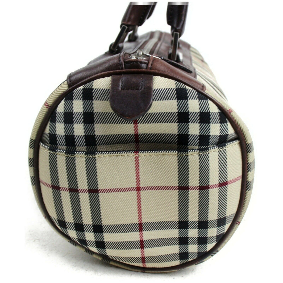 Indistinguishable Burbe**y Hand Bag Beige PVC (SHC7-10045)