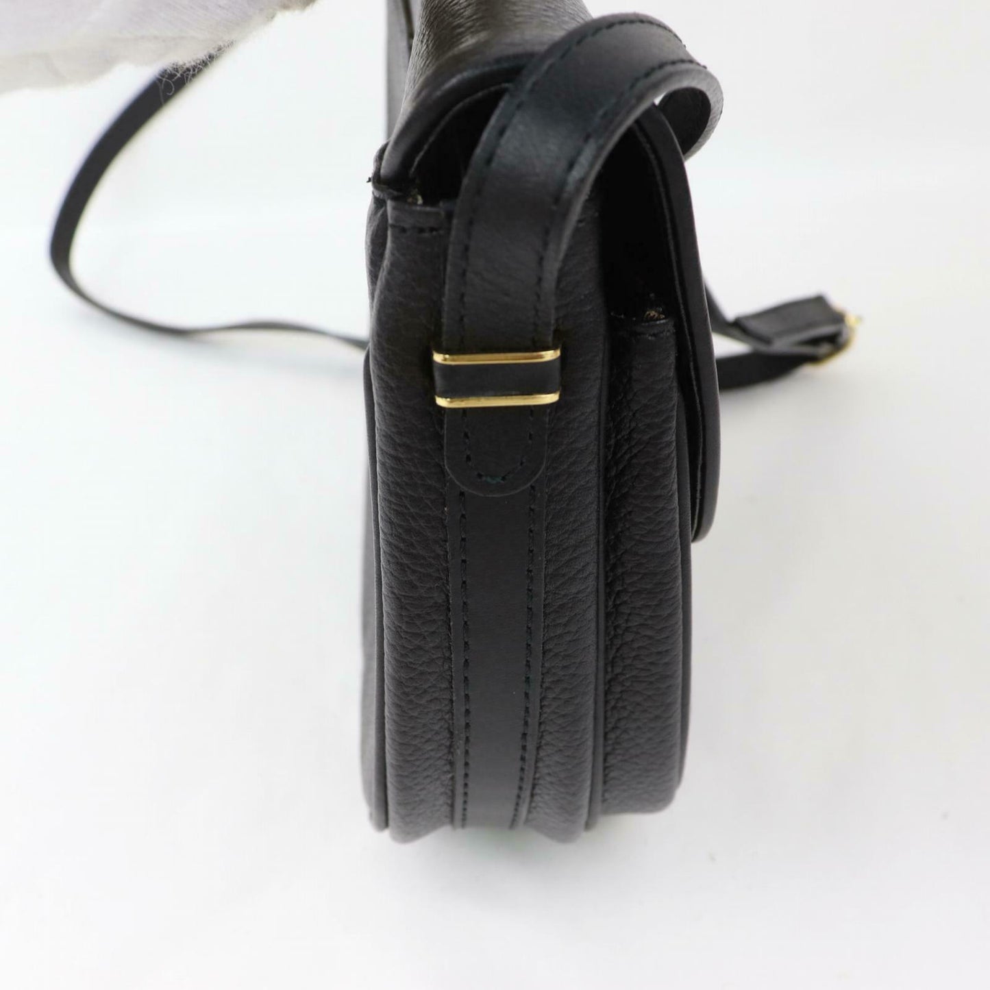 Indistinguishable Burbe**y Shoulder Bag Black Leather (SHC1-14387)