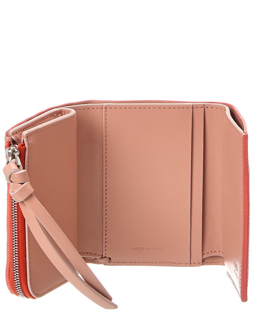 Fendi Peekaboo Micro Leather Trifold Wallet