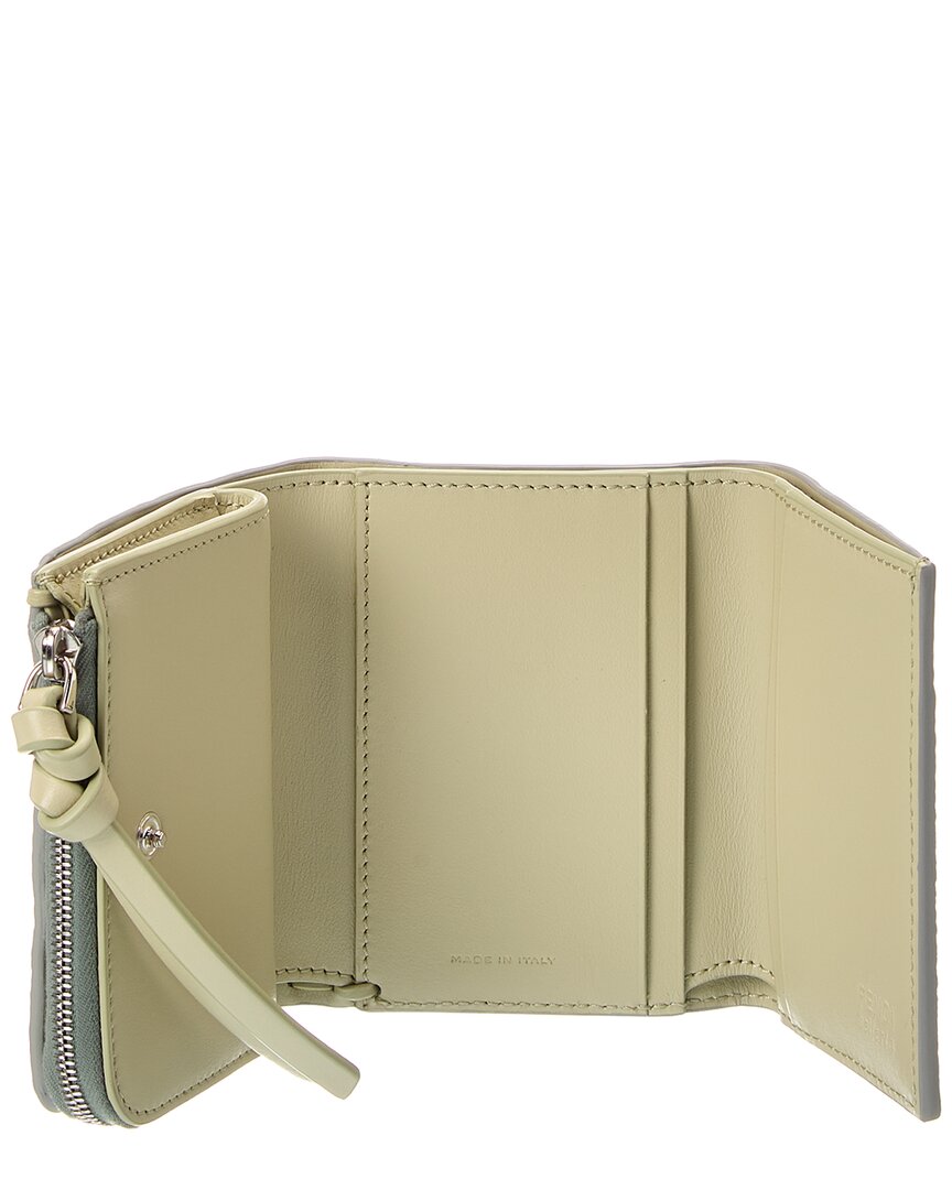 Fendi Peekaboo Micro Leather Trifold Wallet