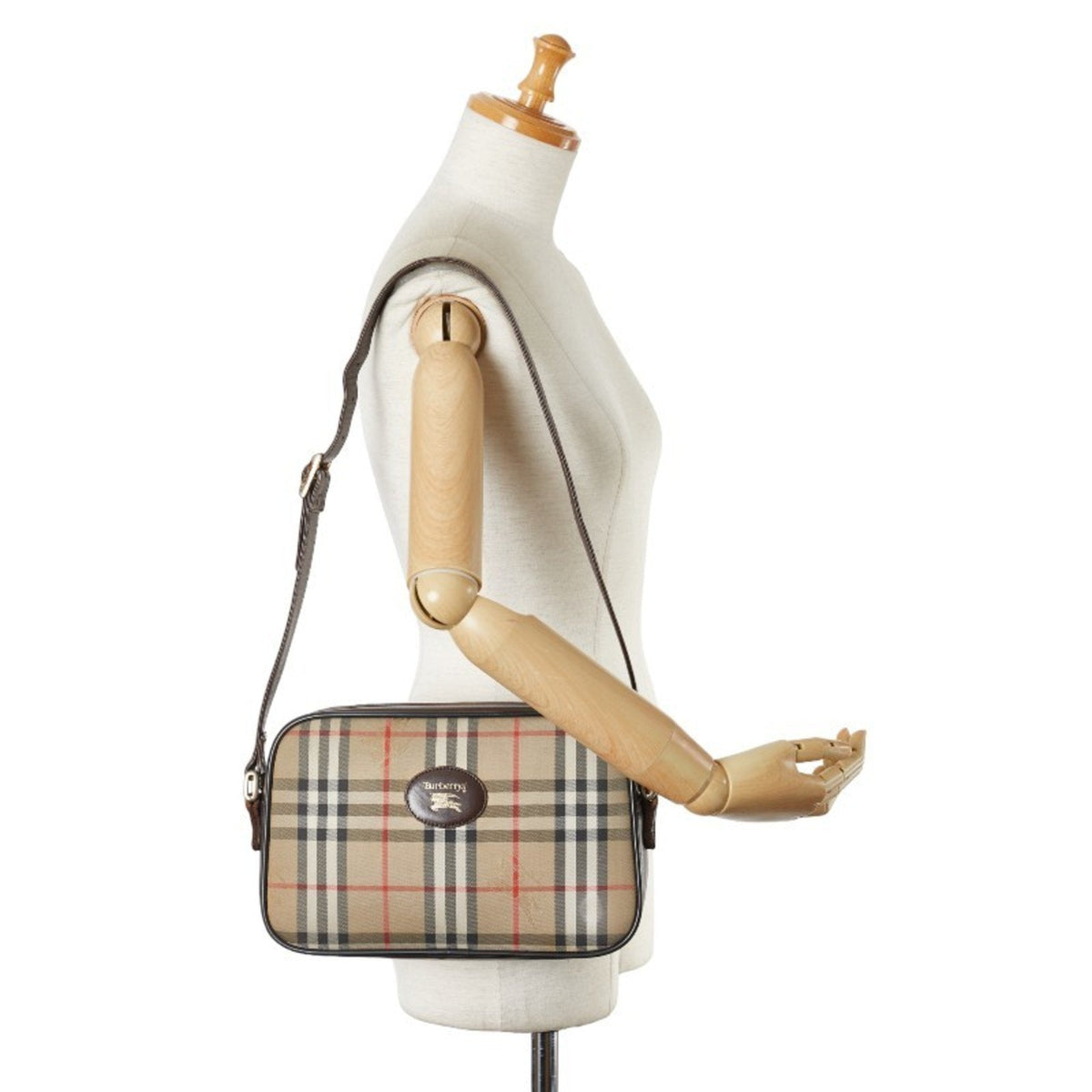 BURBERRY Nova Check Shoulder Bag