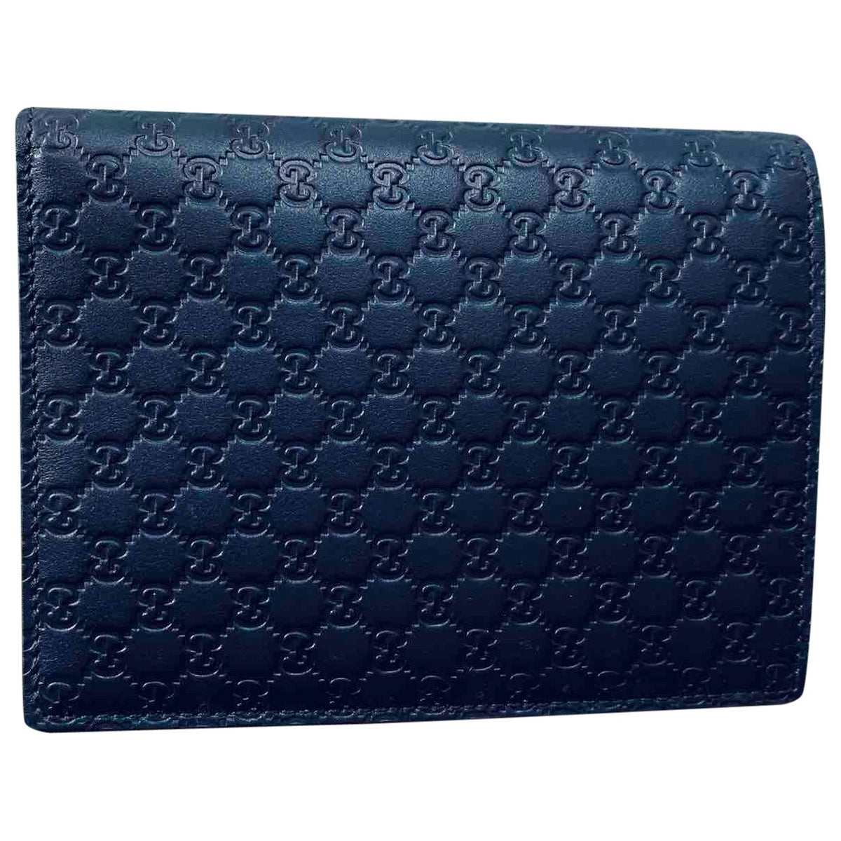 Gucci blue leather case