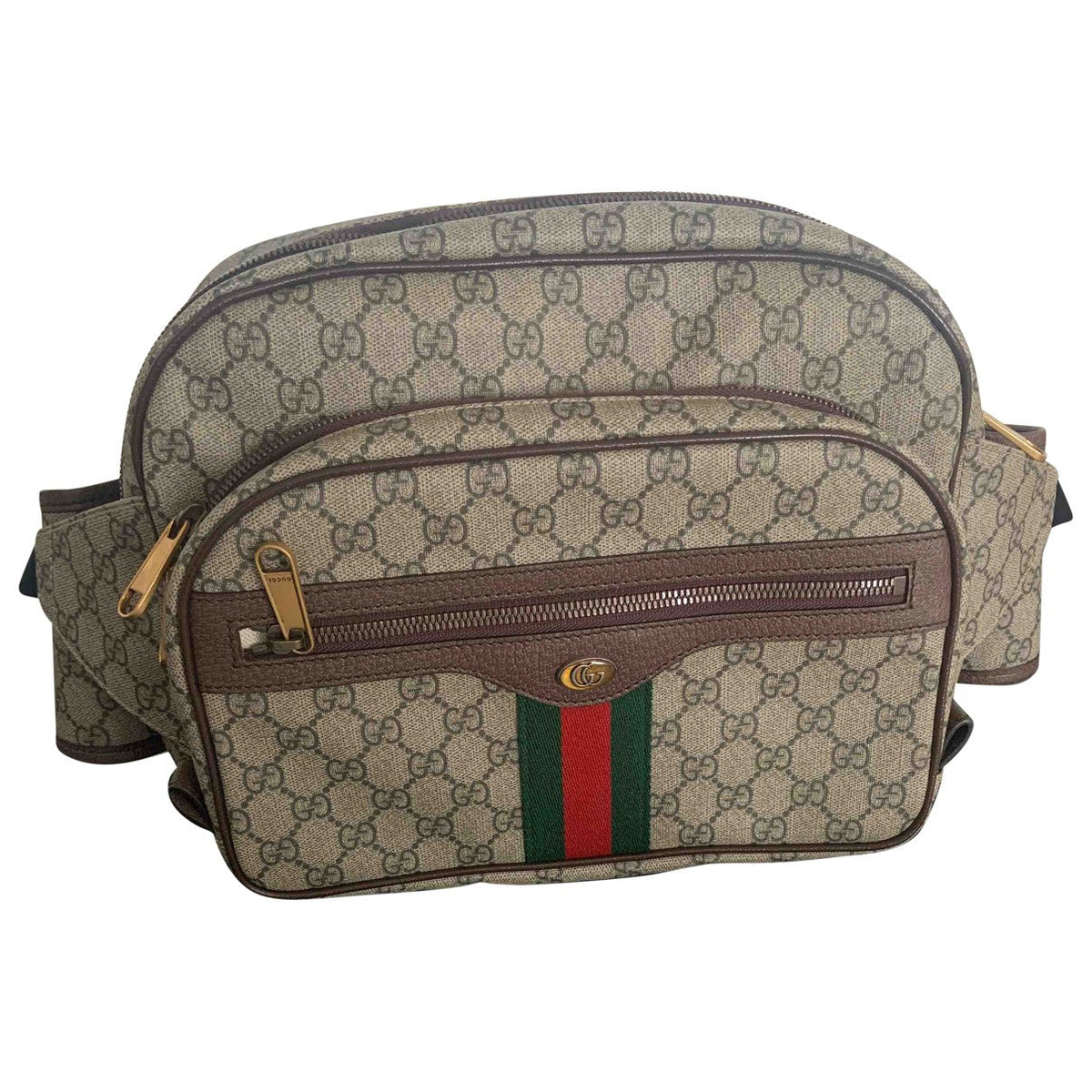 Gucci brown cloth bag