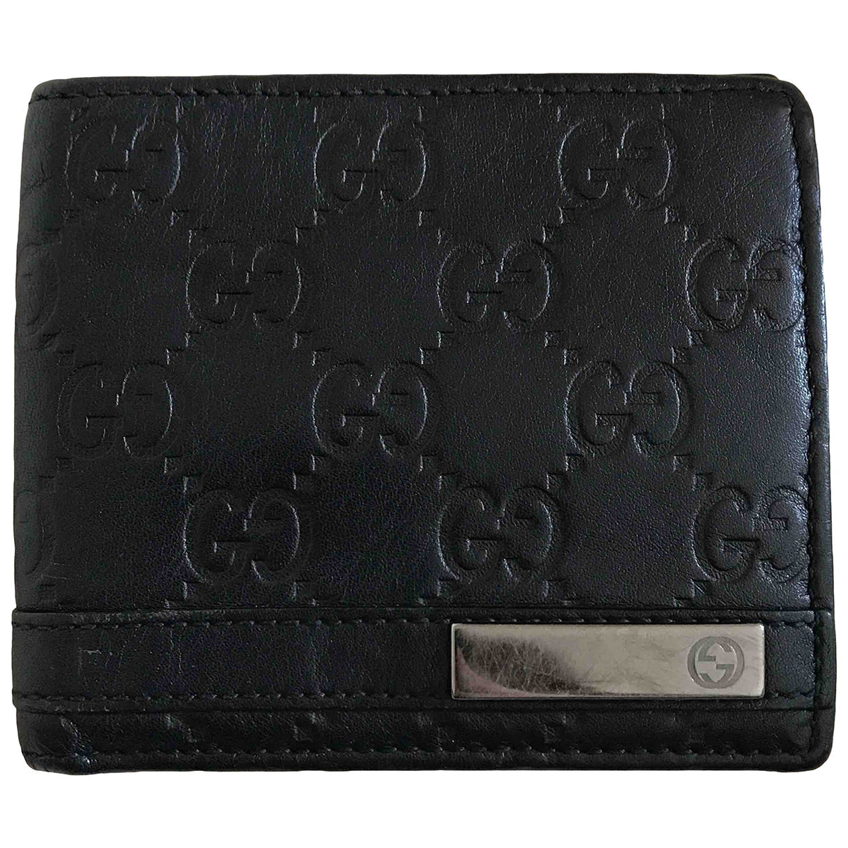 Gucci blue leather case