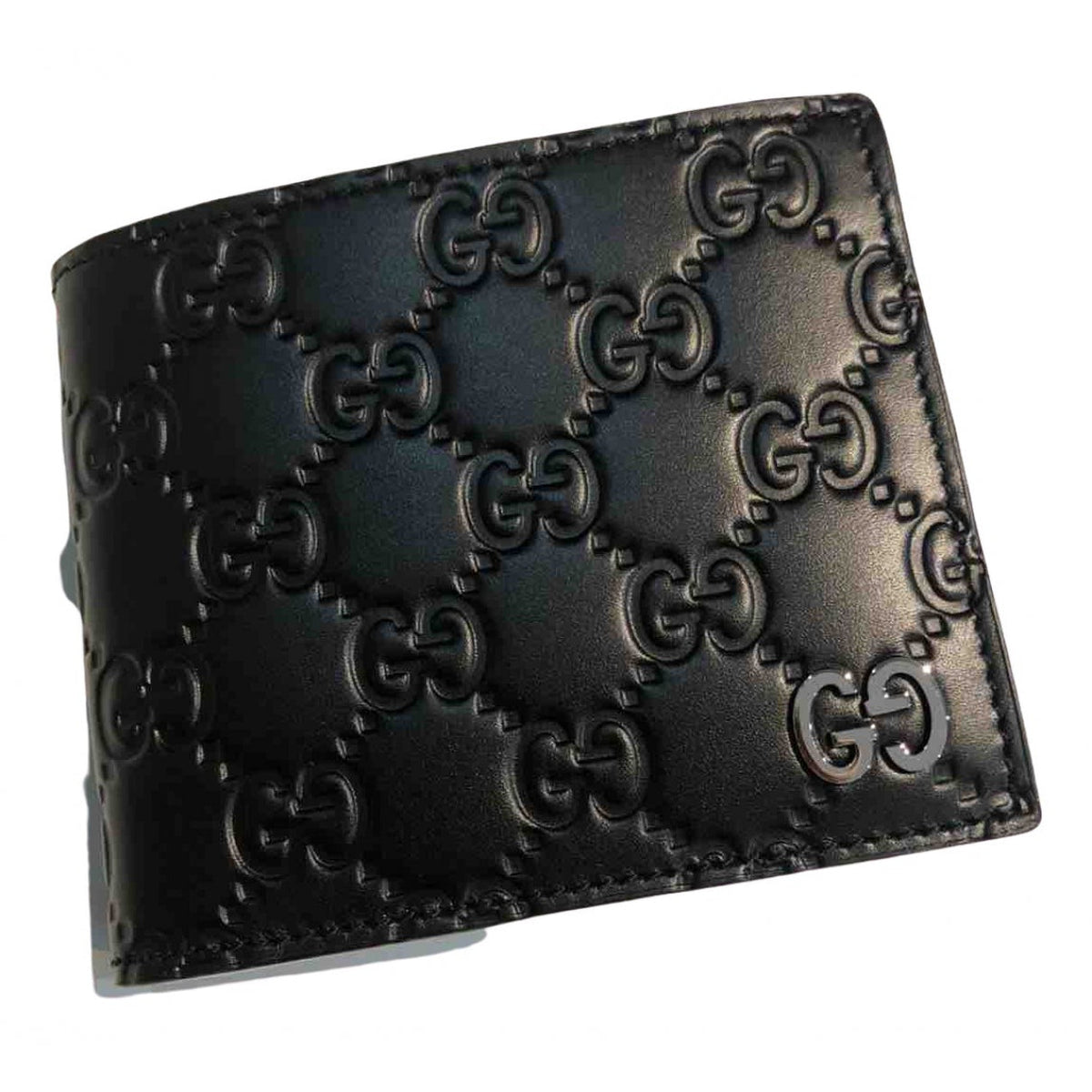 Gucci black leather case
