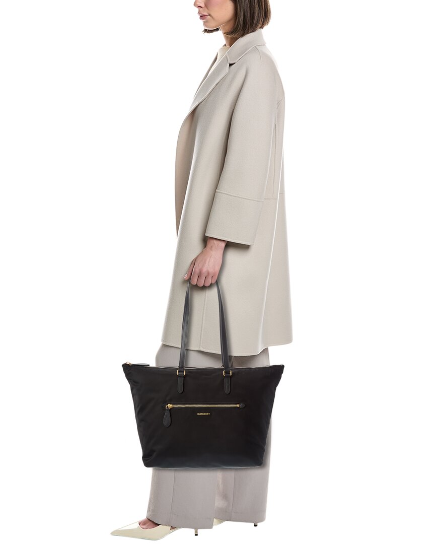 Burberry Zip Nylon Tote
